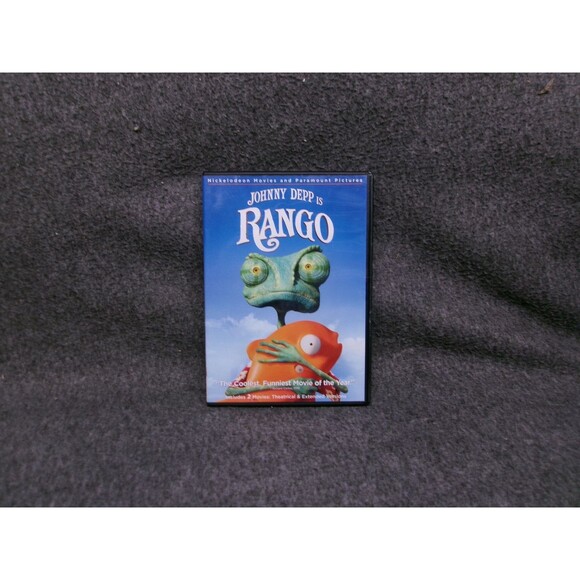 Media | Rango Dvd Johnny Depp Animated Family Movie 2disc Nickelodeon ...